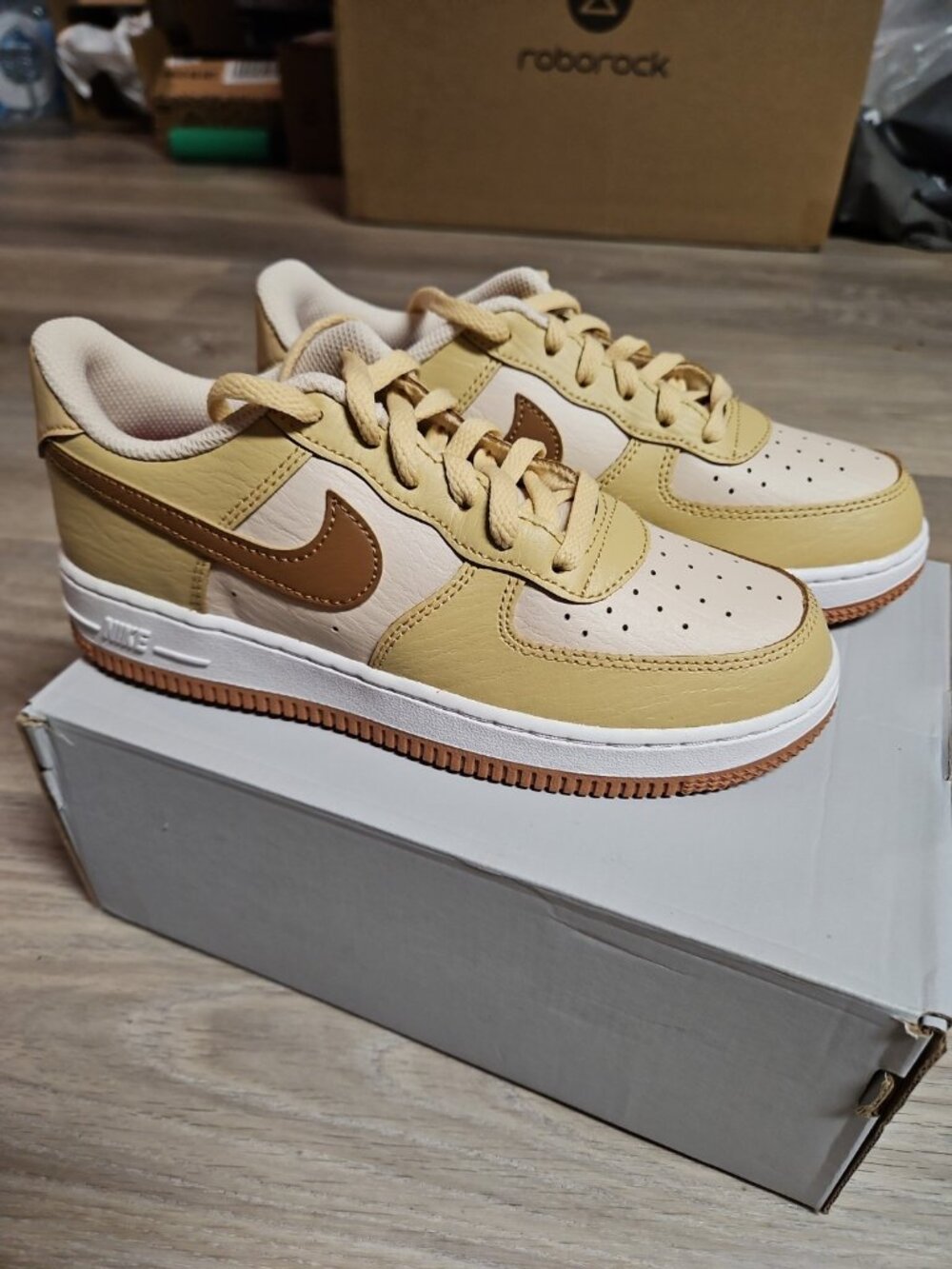 Nike (PS) AIR FORCE 1 '07 LV8 Brown Size 3